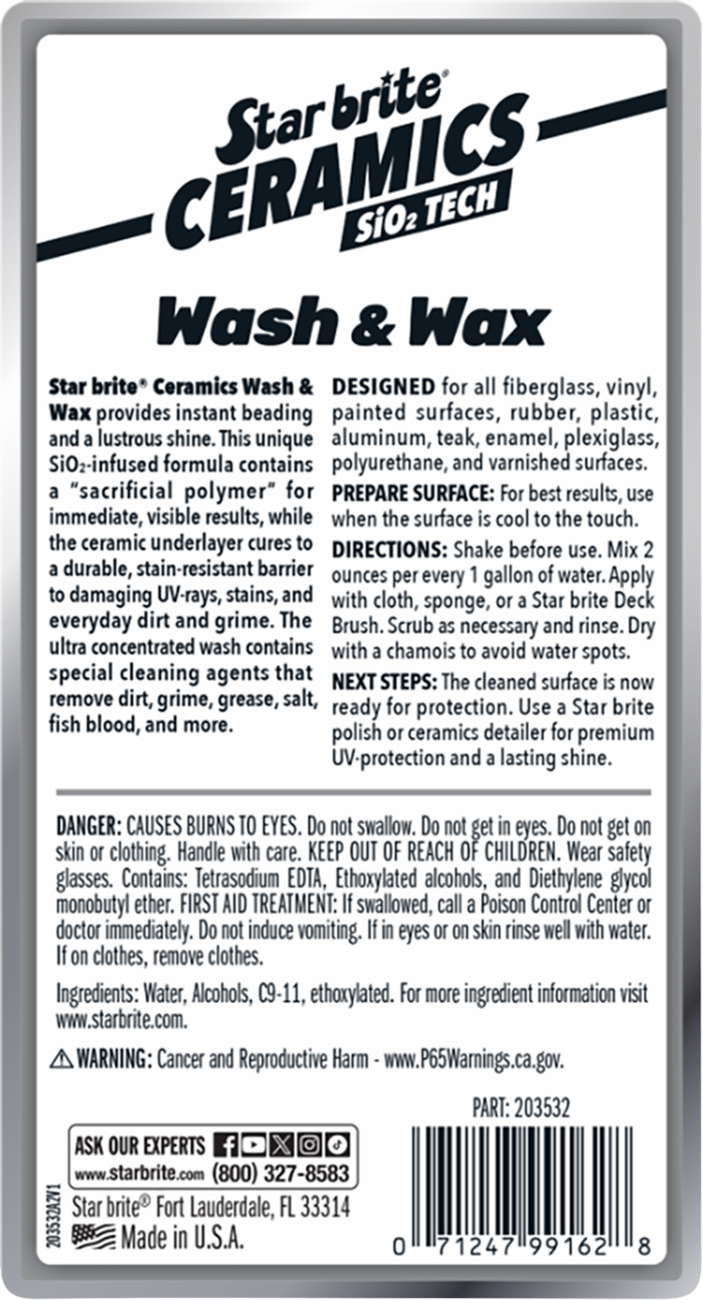 STAR BRITE Ceramic Wash & Wax