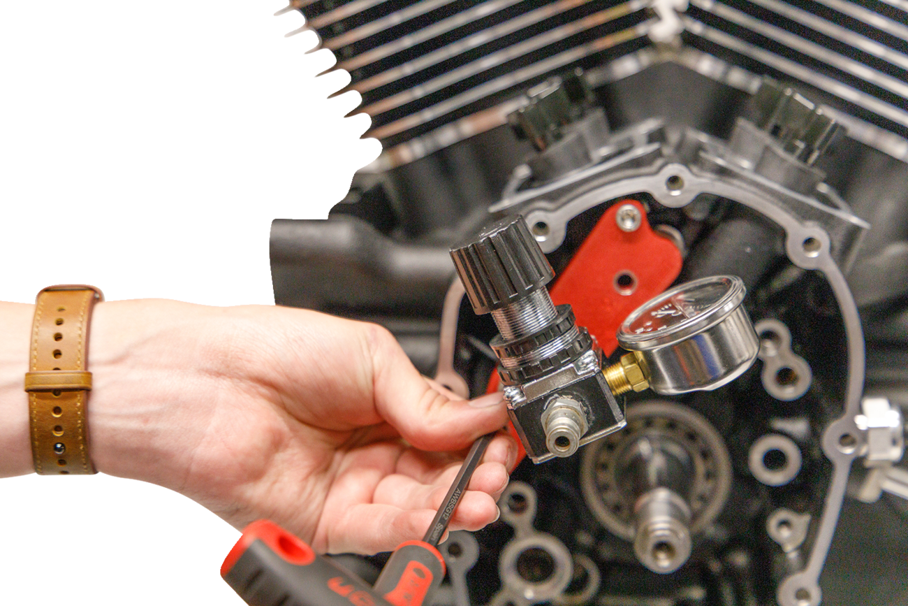 Feuling parts Assembled Engine Case Piston Cooling Jet Pressure Tester
