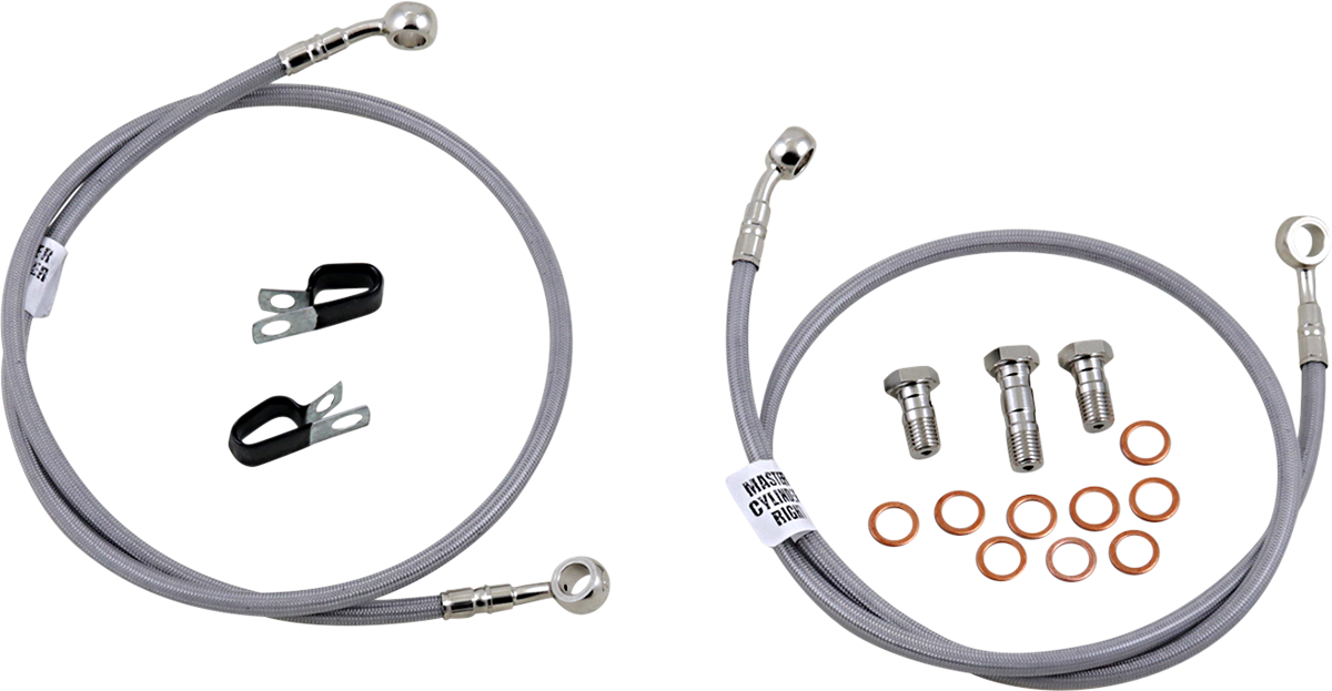 Gbrakes Brake Line - Stainless Steel 2010-2013 Kawasaki ZR 1000 / 2011-2013 Kawasaki ZX1000 Ninja 1000