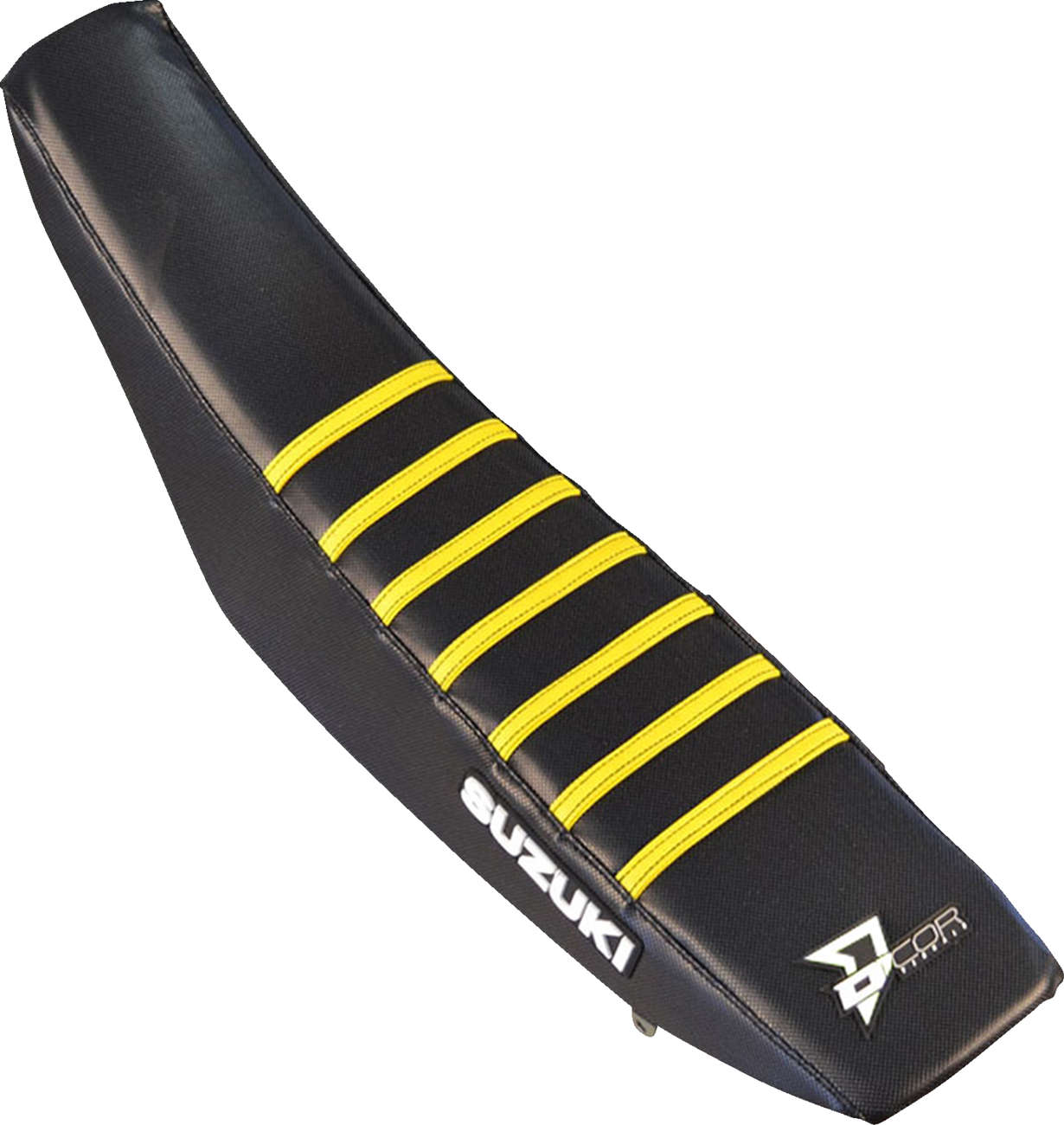 D'cor visuals Seat Cover - Black/Yellow - RM '01-'08 2001-2007 Suzuki RM125 / 2008-2008 Suzuki RM 125 / 2001-2008 Suzuki RM250