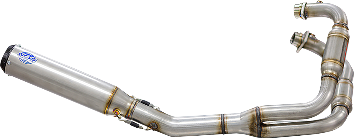 S&S Cycle Qualifier Race 2-Into-1 Low System For Royal Enfield Interceptor / Continental GT 650 2019-2024