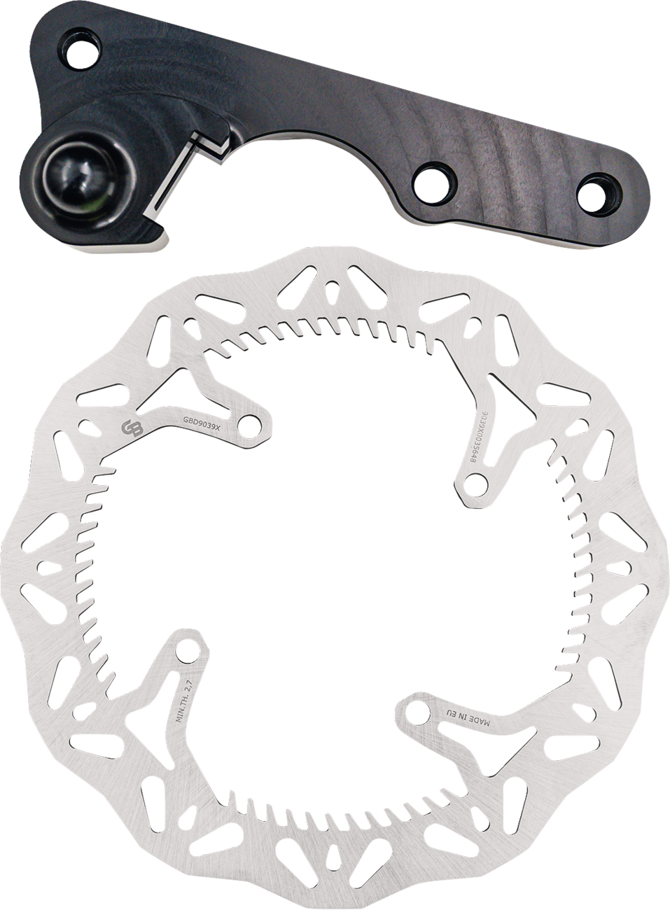 GBRAKES Wave® Brake Rotor Kit With Bracket