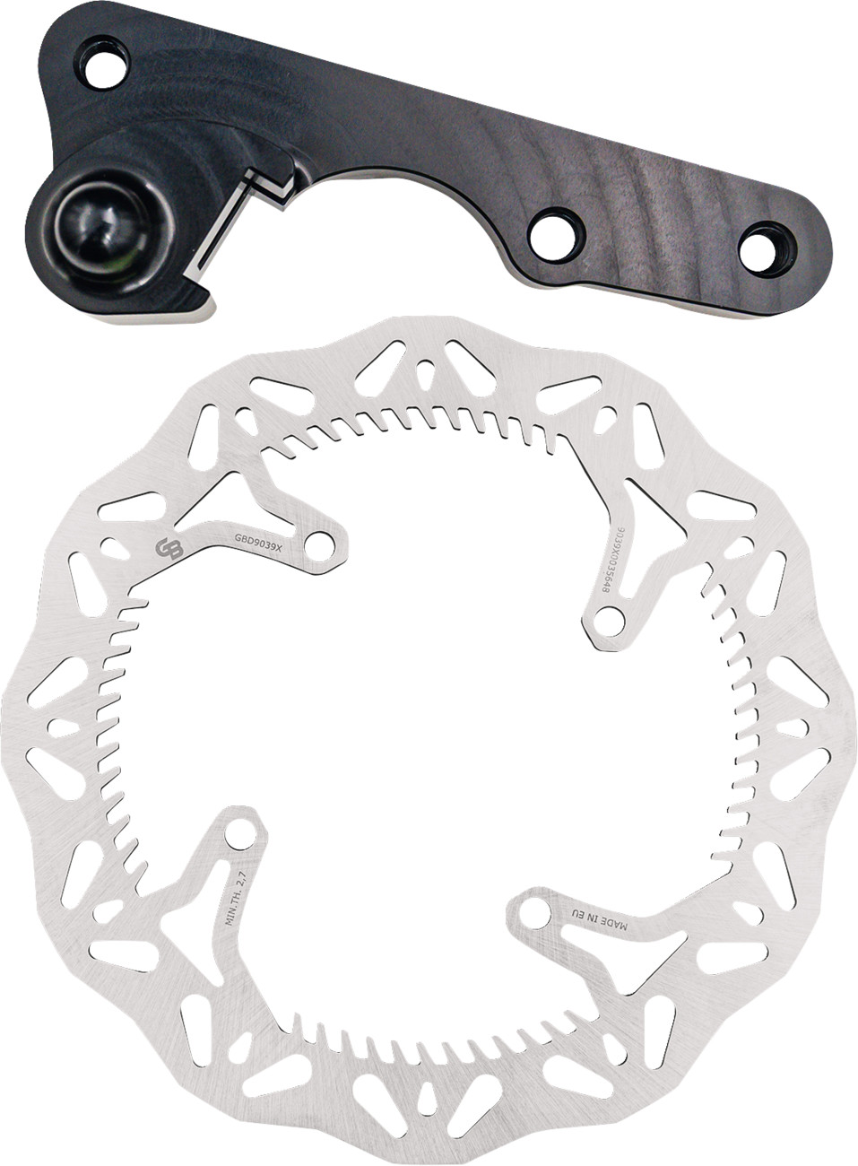 GBRAKES Wave® Brake Rotor Kit With Bracket