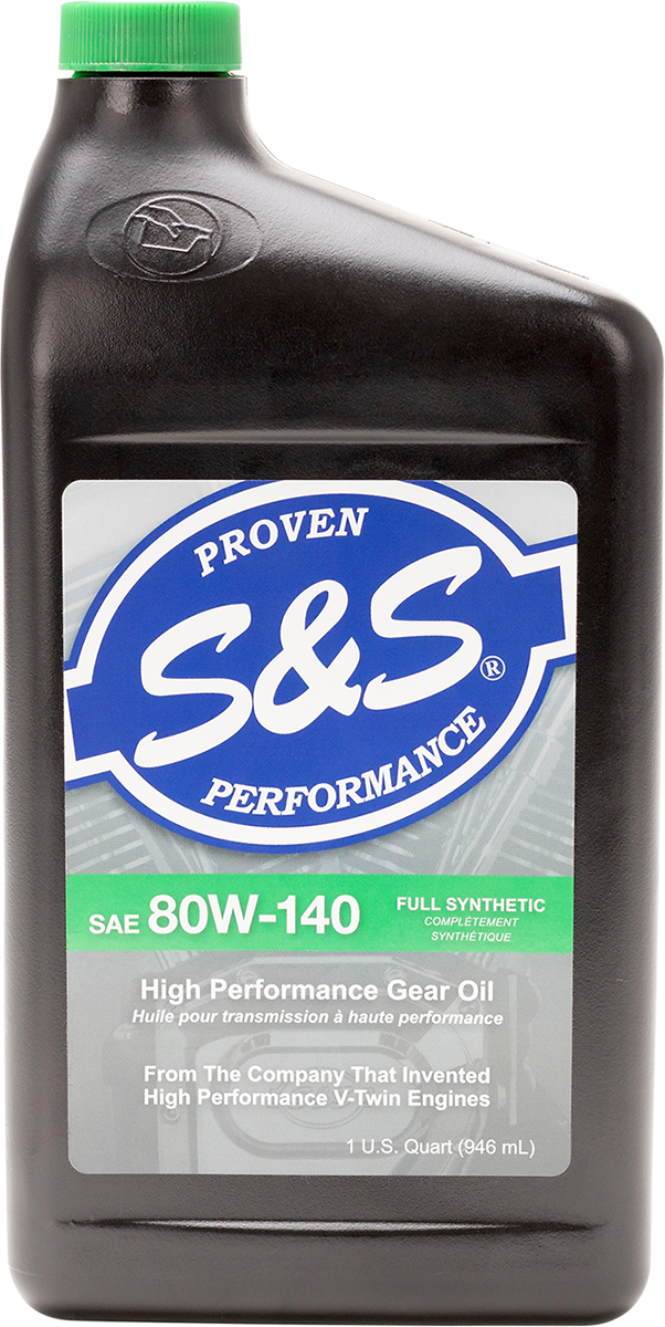 S&S CYCLE 80W-140 High Performance Full-Synthetic Gear Oil