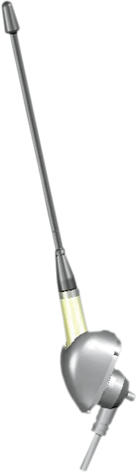 JENSEN Heavy-Duty Universal Top/Side-Mount Rubber Mast Antenna