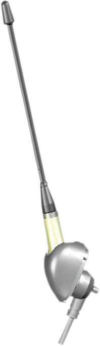JENSEN Heavy-Duty Universal Top/Side-Mount Rubber Mast Antenna