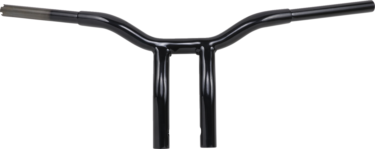 La choppers Kage Fighter Welded Bent-Riser Handlebar - One Piece - 10" - Black