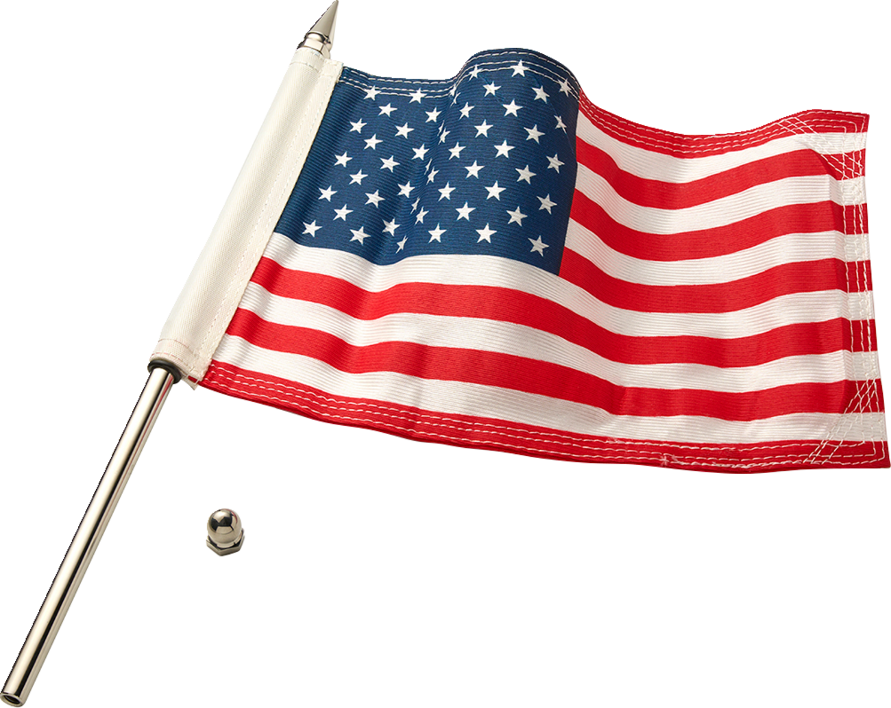 Ciro Standard Flag Pole With American Flag