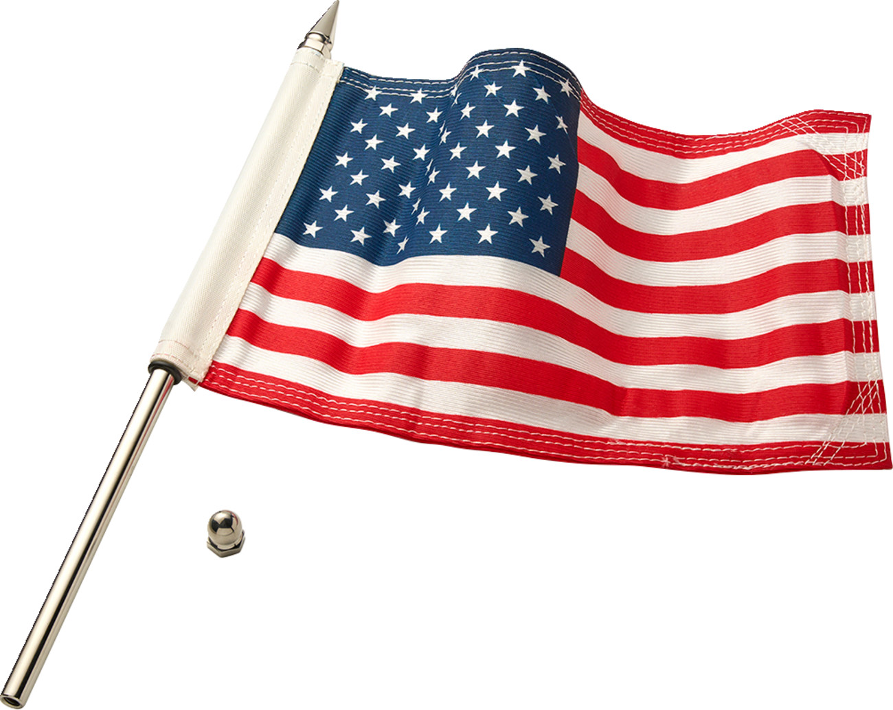 Ciro Standard Flag Pole With American Flag