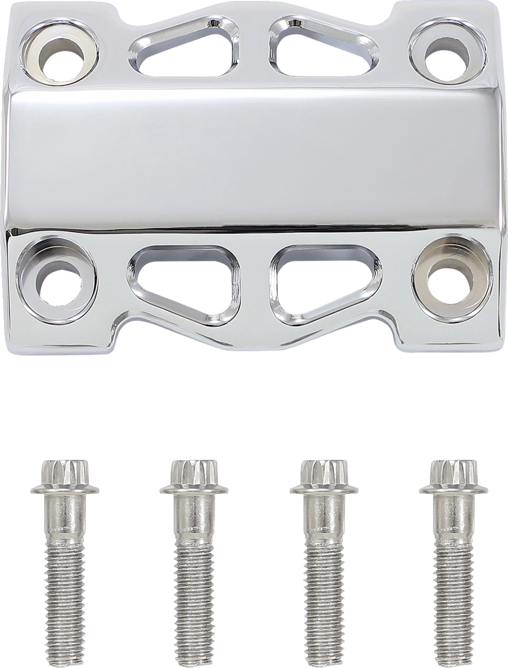 La choppers Performance Risers - Straight - 10" - Chrome