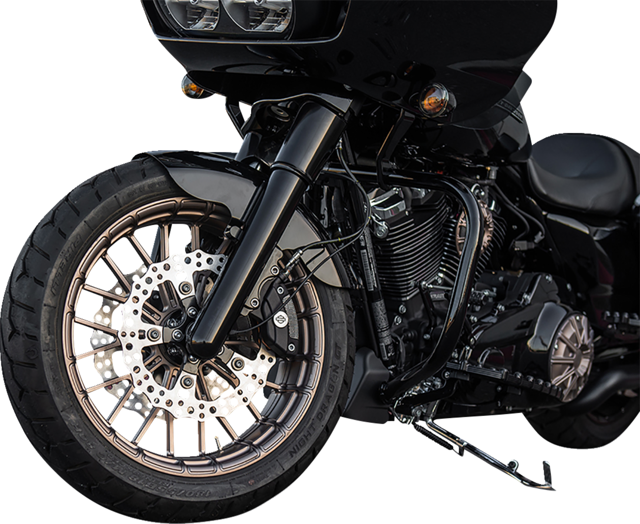 Arlen Ness Fat Tire Billet Boot Covers For Harley Touring 1986-2013