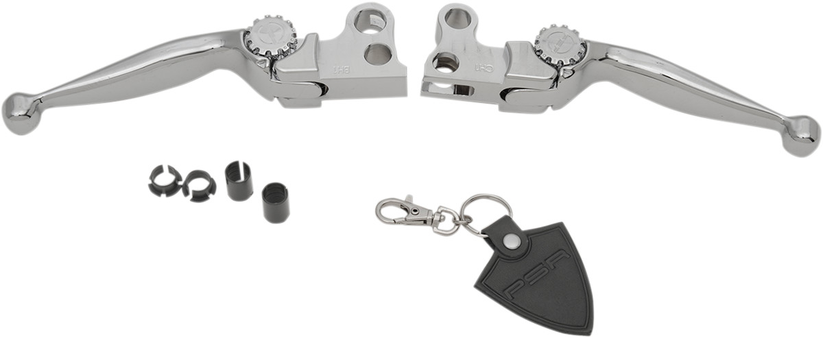 Psr Journey Adjustable Lever Set for Harley Models - Chrome Harley Davidson