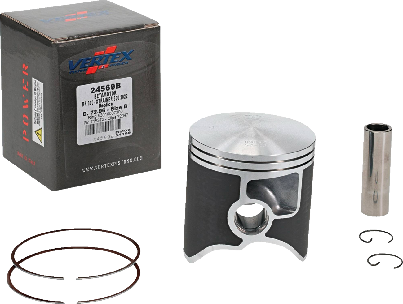 Moose Racing Piston Kit - Cast Replica