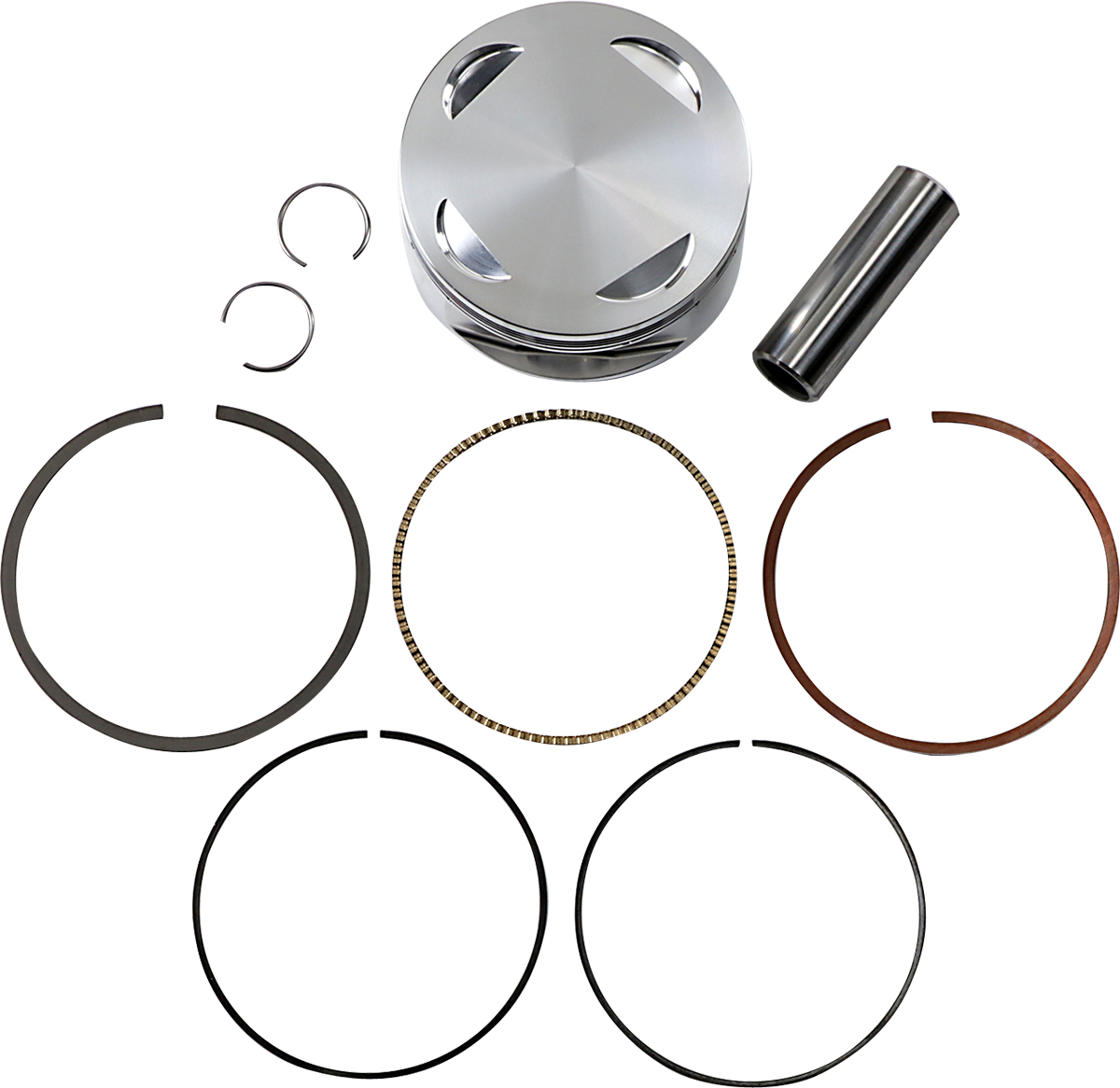 Je pistons Piston Kit - 100.00 mm - 10.5:1 CR - Honda