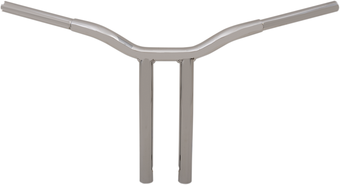 La choppers Kage Fighter Welded Bent-Riser Handlebar - One Piece - 14" - Chrome