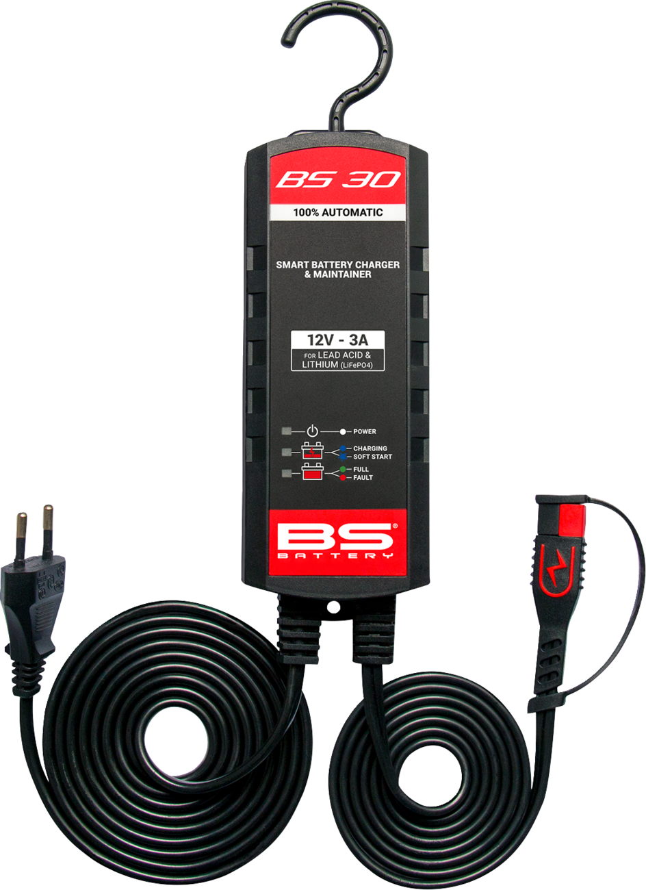 BS BATTERY BS30 Smart Battery Charger & Maintainer