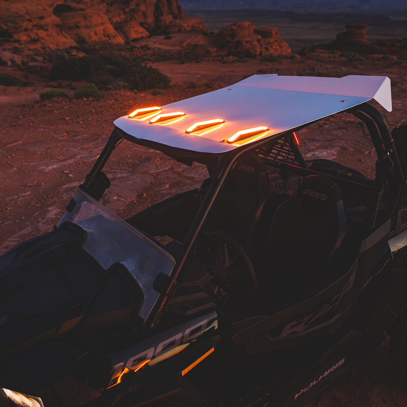 Ravek Apex Lights™ - Running - Amber - RZR XP Polaris/Can-Am
