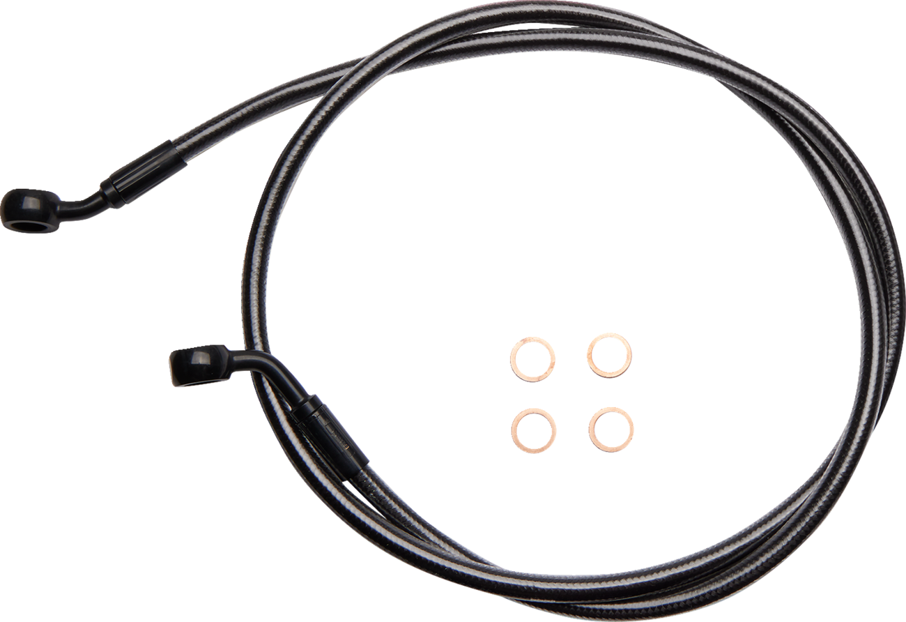E-Z Align Braided Single Disc Front Brake Line