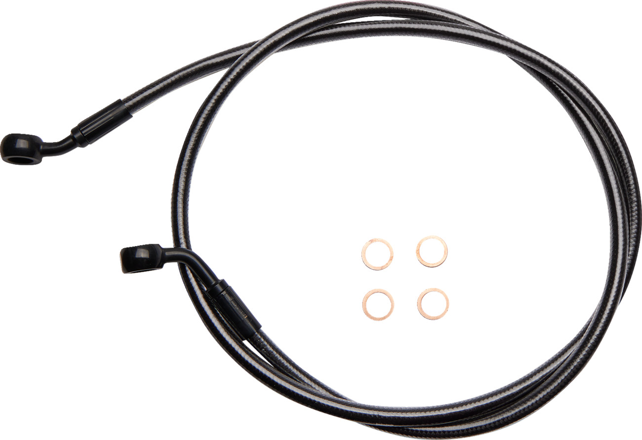 E-Z Align Braided Single Disc Front Brake Line