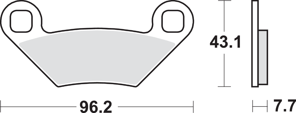 SI Offroad Sintered Brake Pads