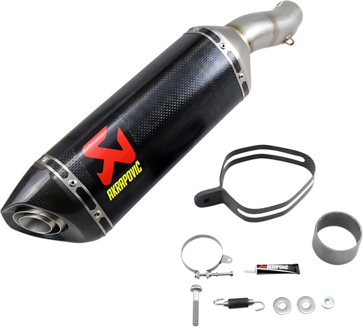 Akrapovic [S-K6SO7-ZC] Slip-On Muffler Hexagonal Carbon Fiber Carbon Fiber  | Muffler Cf/Cf Zx6R 09-19