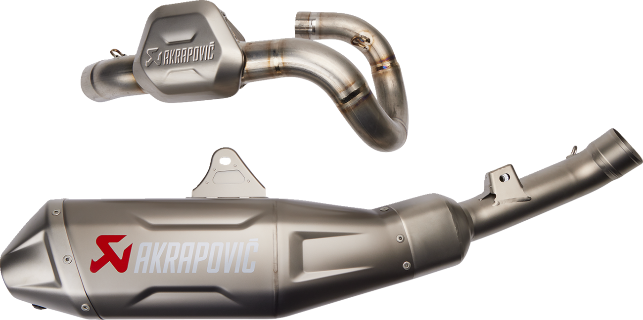 Akrapovic Exhaust System - Titanium 2022-2025 Honda CRF250RX / 2022-2025 Honda CRF250R