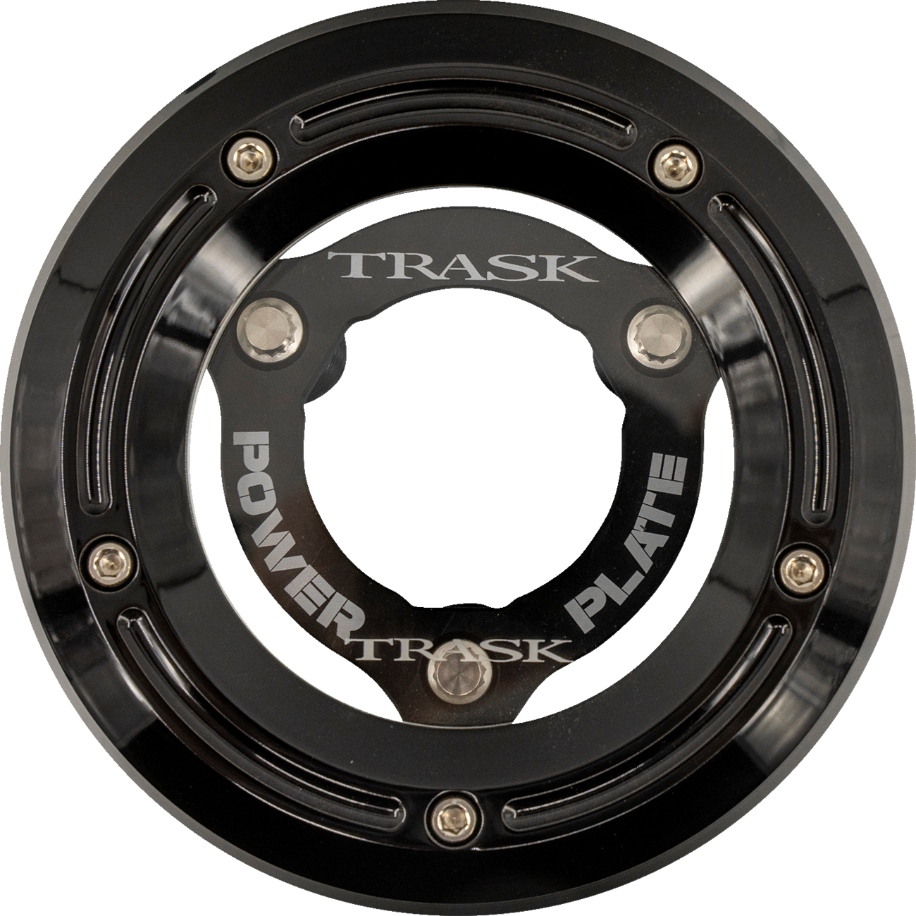 Trask Derby Cover with Power Plate - Black - Kit - '18-'25 Softail Harley Davidson