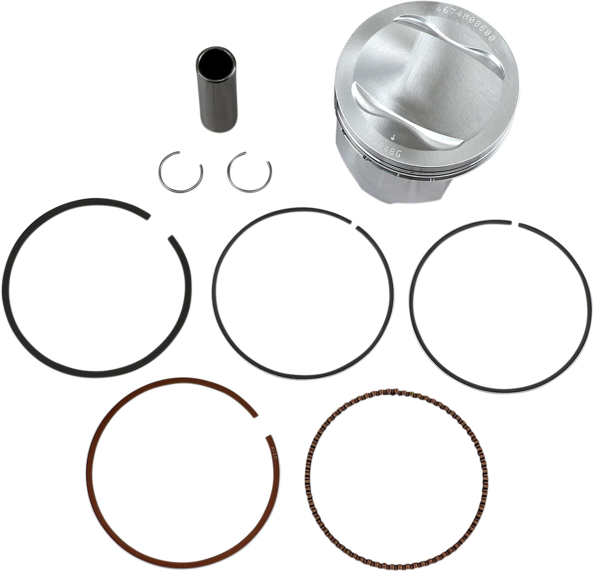 Wiseco Piston Kit Yamaha TT 350/TT350/XT 350/XT350 1985-2000 4674M08600