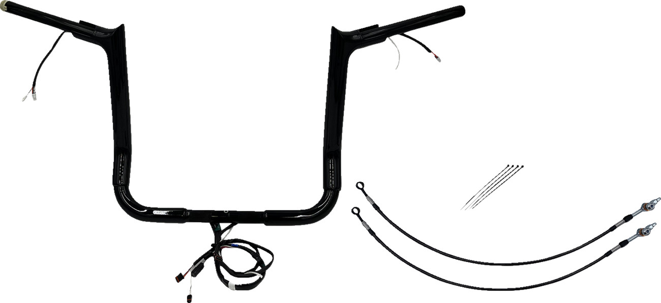 EZ Install Wired 1-1/2" Pointed Top Handlebar Kit