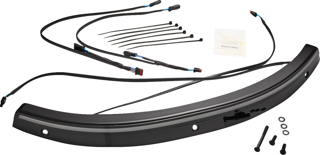 Ciro Solaire LED Windshield Trim For Harley Electra Glide / Street Glide 2014-2025