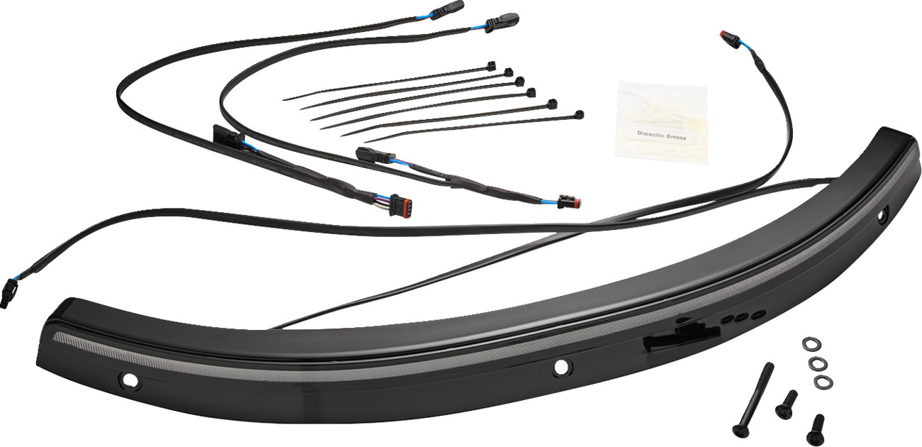 Ciro Solaire LED Windshield Trim For Harley Electra Glide / Street Glide 2014-2026