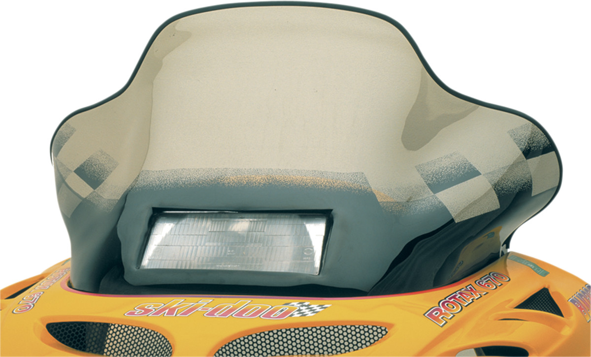 Powermadd Windshield - 15.5" - Tint - Ski Doo 1996-2002 Ski-Doo MX-Z Formula / 1995-1995 Ski-Doo Formula MX Z