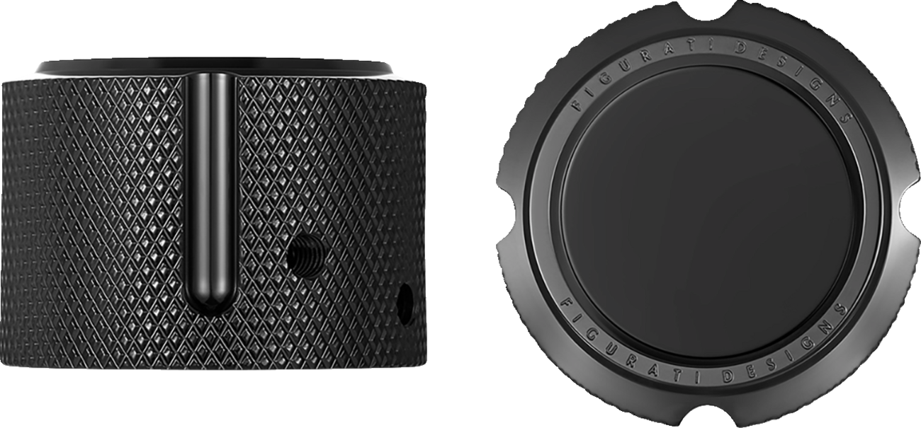 Figurati Designs Front Axle Nut Covers for Harley 2002-2025