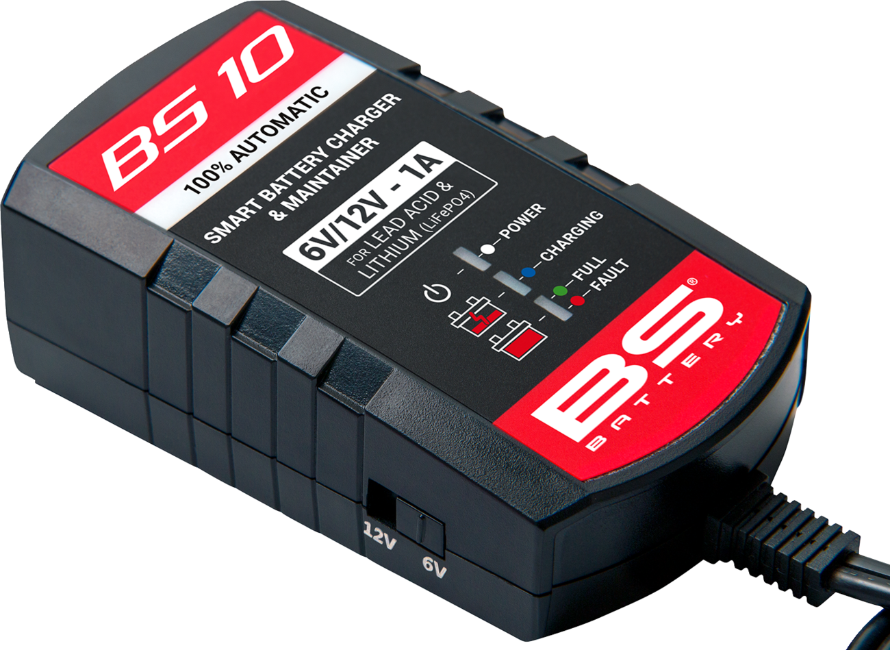BS BATTERY BS10 Smart Battery Charger & Maintainer