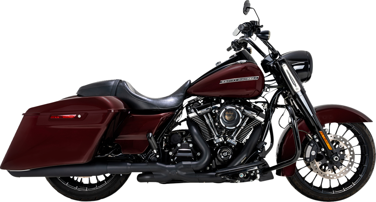 Vance & hines Twin Slash Slip-On Muffler - Black Harley Davidson