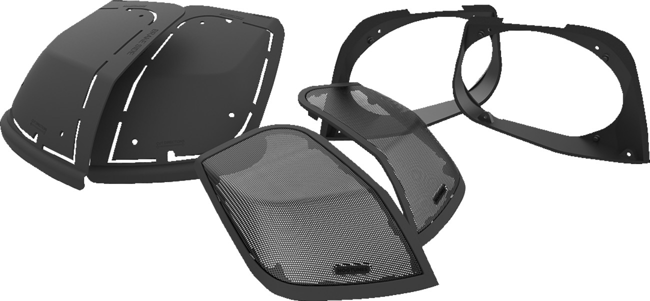 HOGTUNES Cut In Lid Kit for 6"x9" Speakers