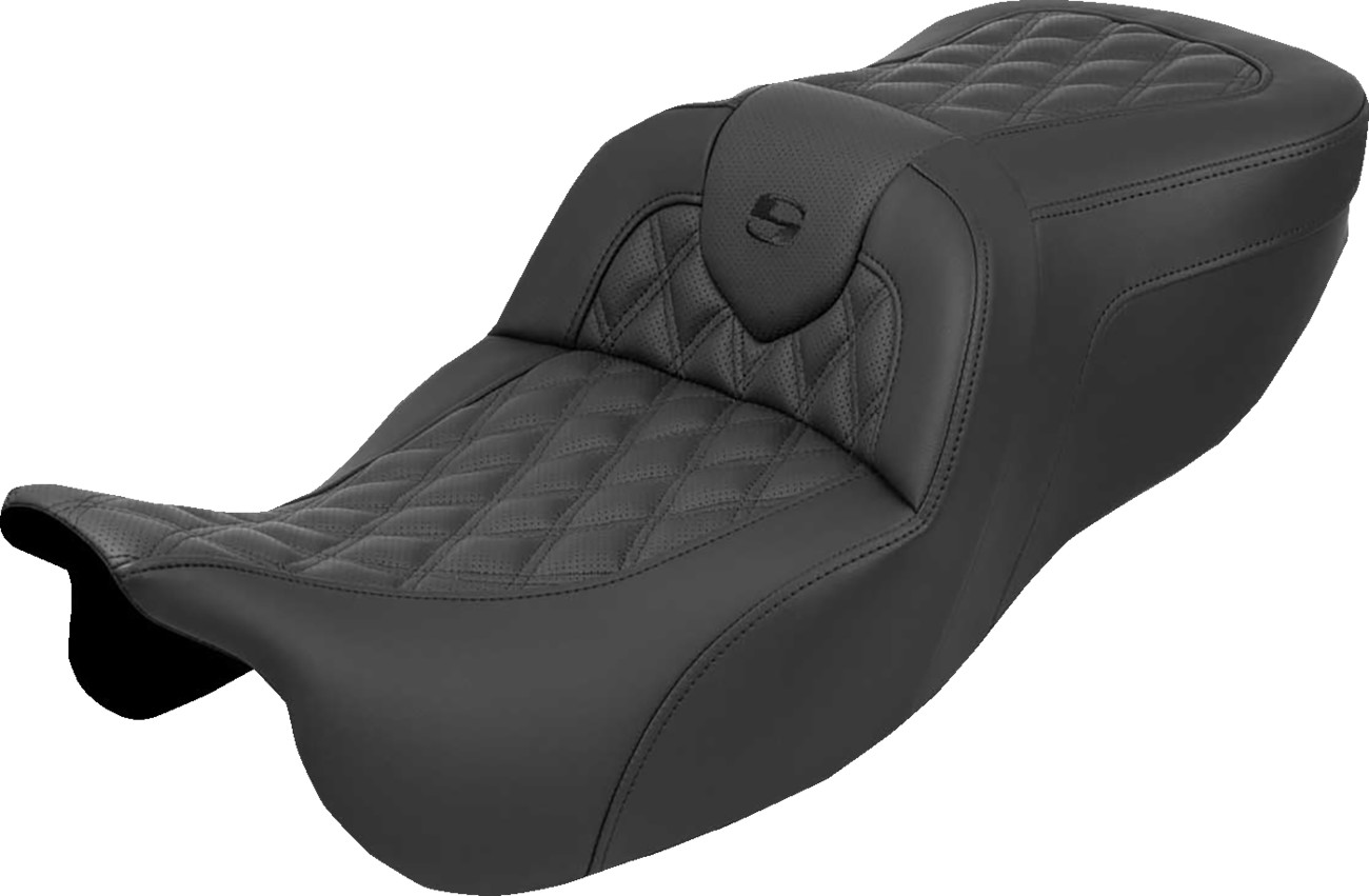 Saddlemen Roadsofa™ Seat - without Backrest - Lattice Stitch - FLRT/FLTRT '15-'25 2015-2025 Harley Davidson FLRT Freewheeler / 2023-2025 Harley Davidson FLTRT Road Glide 3