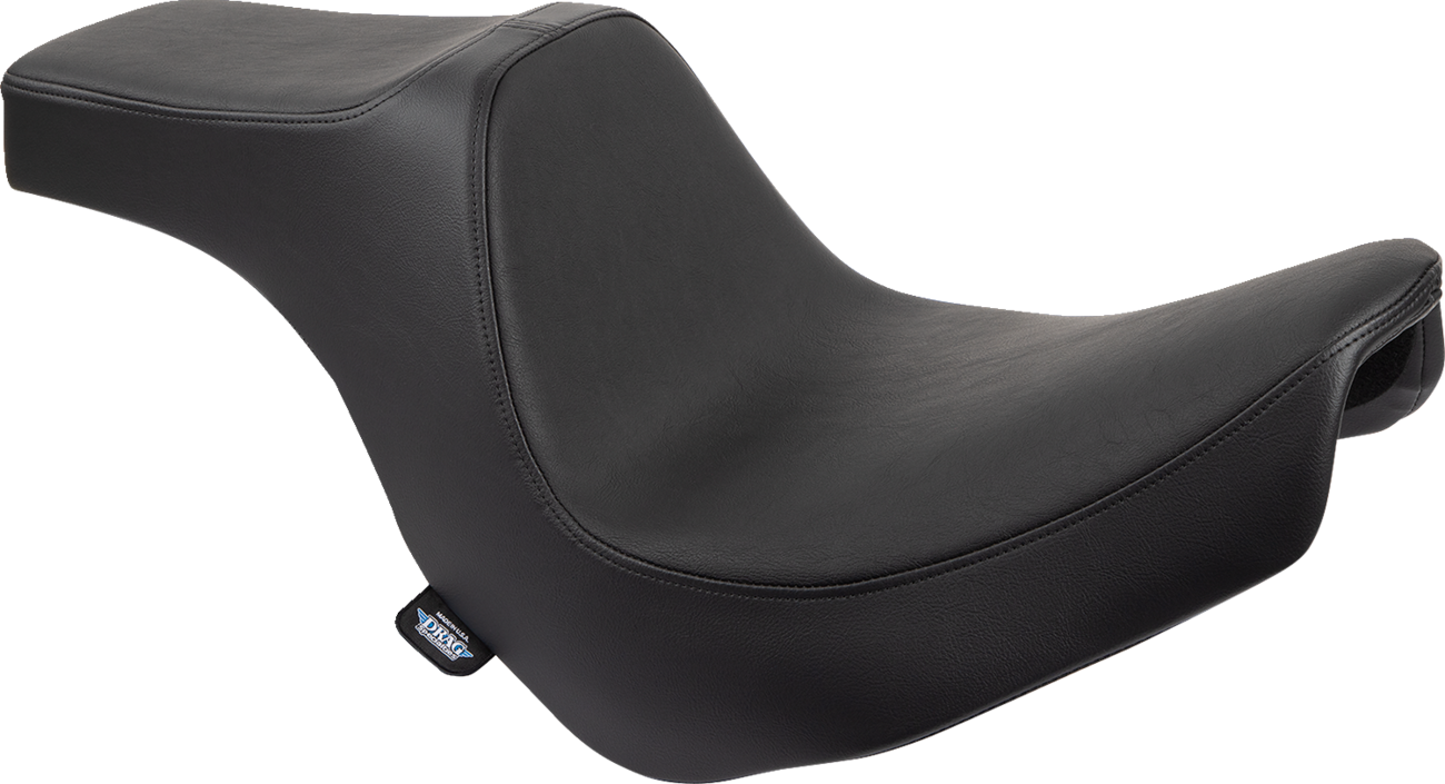 Drag specialties seats Predator III 2-Up Seat - Smooth - Black - FL/FX '18-'24 Harley Davidson