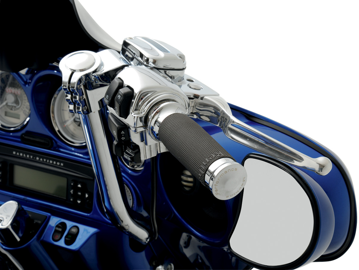 Performance Machine Contour Grips For Harley With Dual Cable Throttle