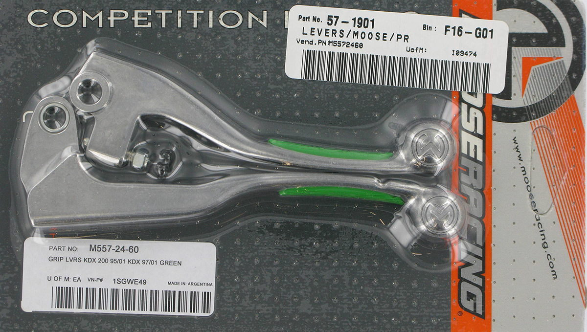 Moose Racing Competition Lever Set Kawasaki 80cc-650cc 1993-2007