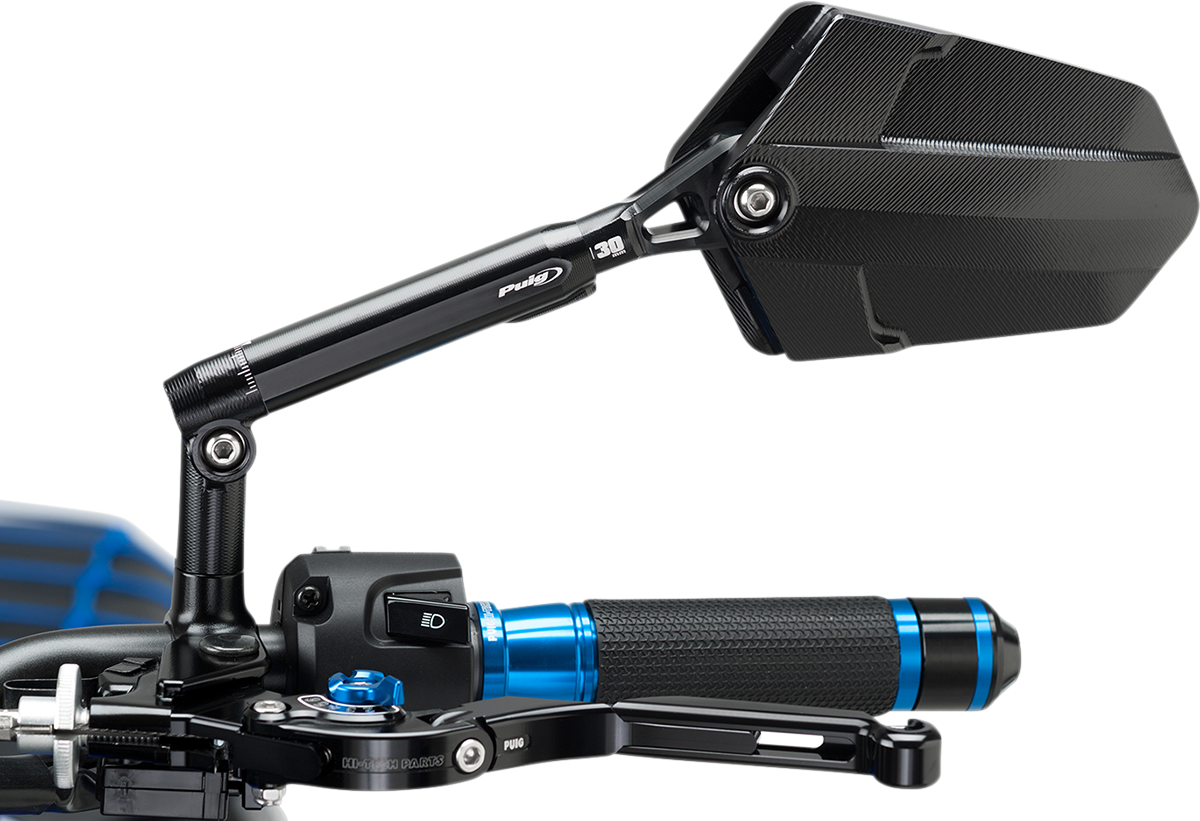 PUIG HI-TECH PARTS (014NN) Explorer Rear View Mirror | Mirror - Explorer - Side View - Left - Diamond - Black