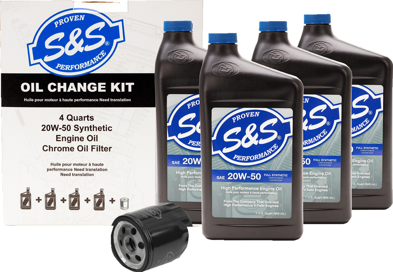 S&S CYCLE Oil Change Kit