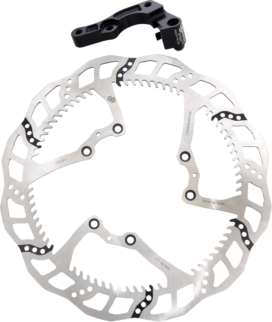 GBRAKES Wave® Brake Rotor Kit With Bracket