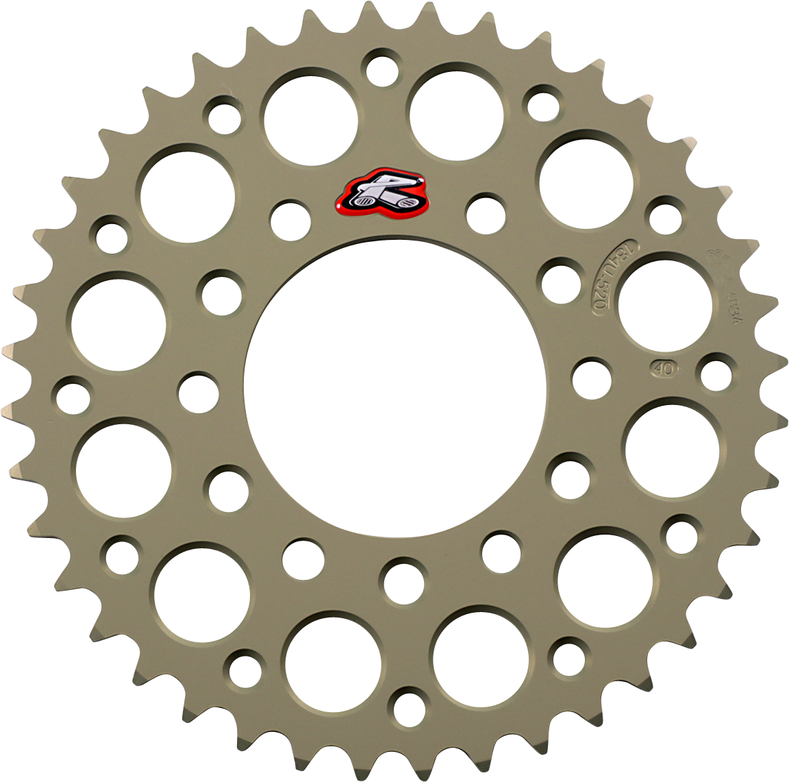 Renthal Rear Sprocket - Aluminum - 40 Tooth - Kawasaki/Suzuki/Triumph 40T