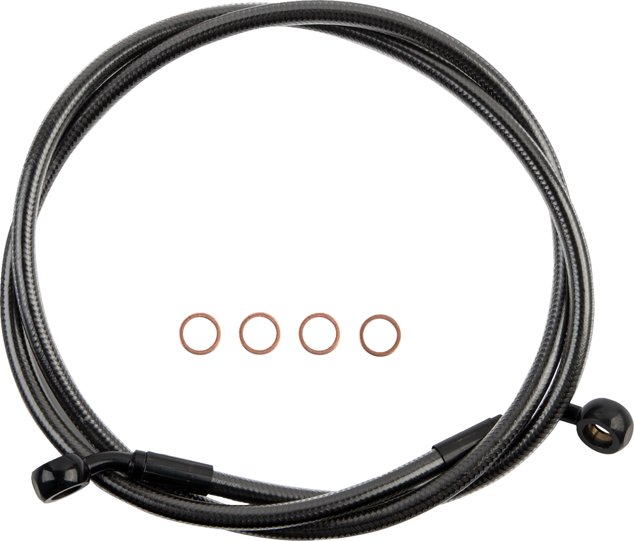 E-Z Align Braided Single Disc Front Brake Line