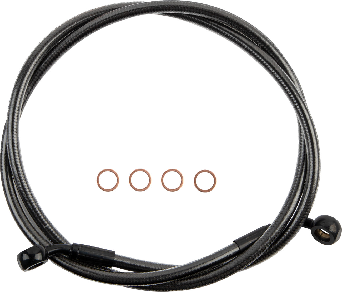 E-Z Align Braided Single Disc Front Brake Line