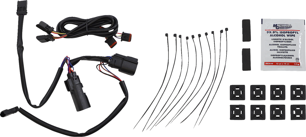 Custom Dynamics Dual Color Saddlebag Latch Lights With Housing For Harley Touring 2014-2023