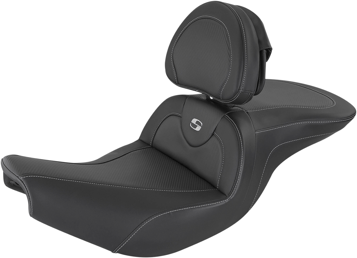 Saddlemen Roadsofa CF Carbon Fiber 2-Up Seat For Indian 2014-2025