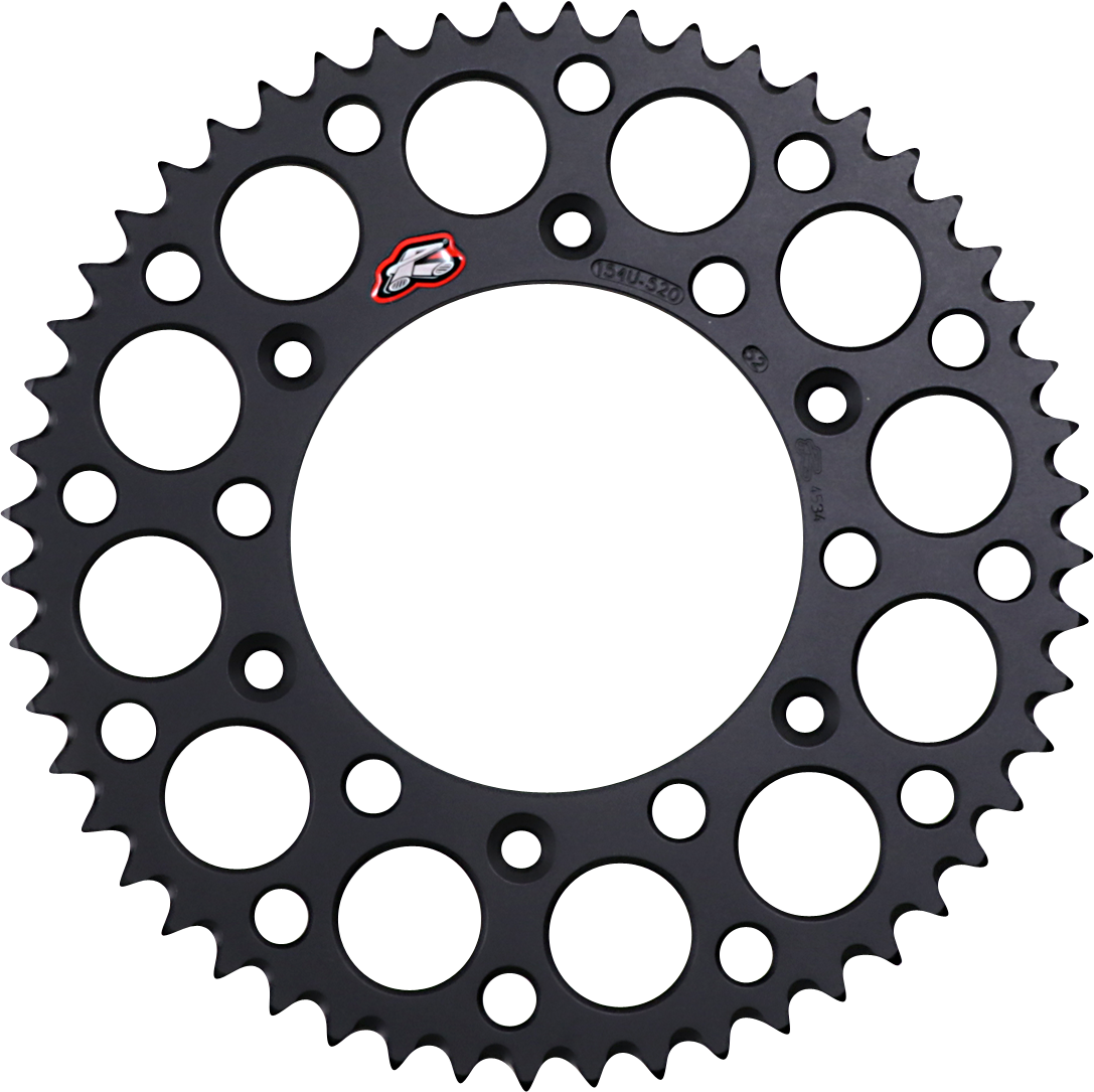 Renthal Rear Sprocket - Aluminum - 52 Tooth - Black - Honda 52T