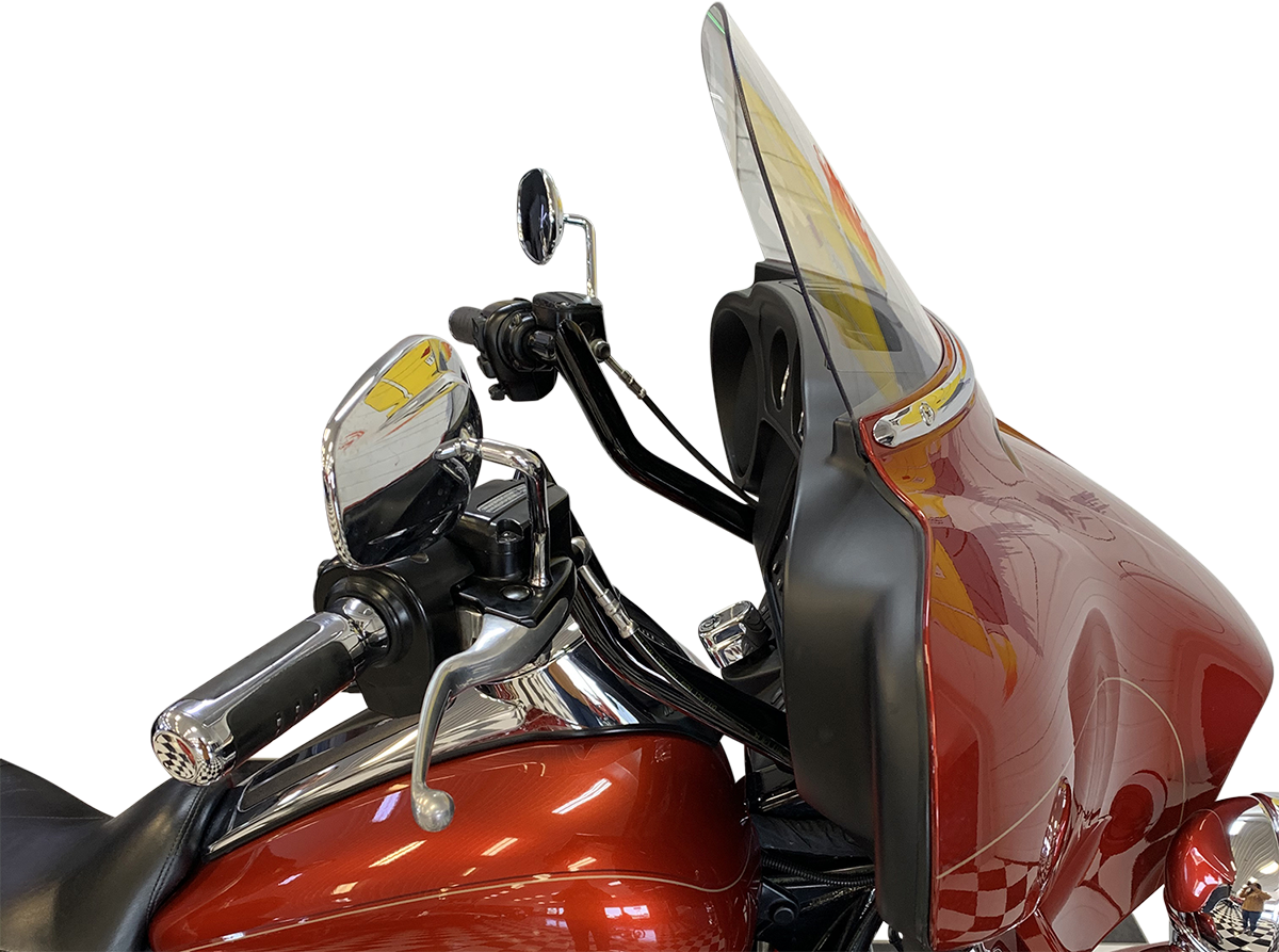 Fat Baggers Inc. 1 1/4" Reduced Reach Pointed Top Handlebar For Harley Touring 2008-2025